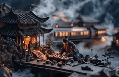 《墨刻为神》｜黑色 · 甲马 · 昆楚大铁路 · 大理站