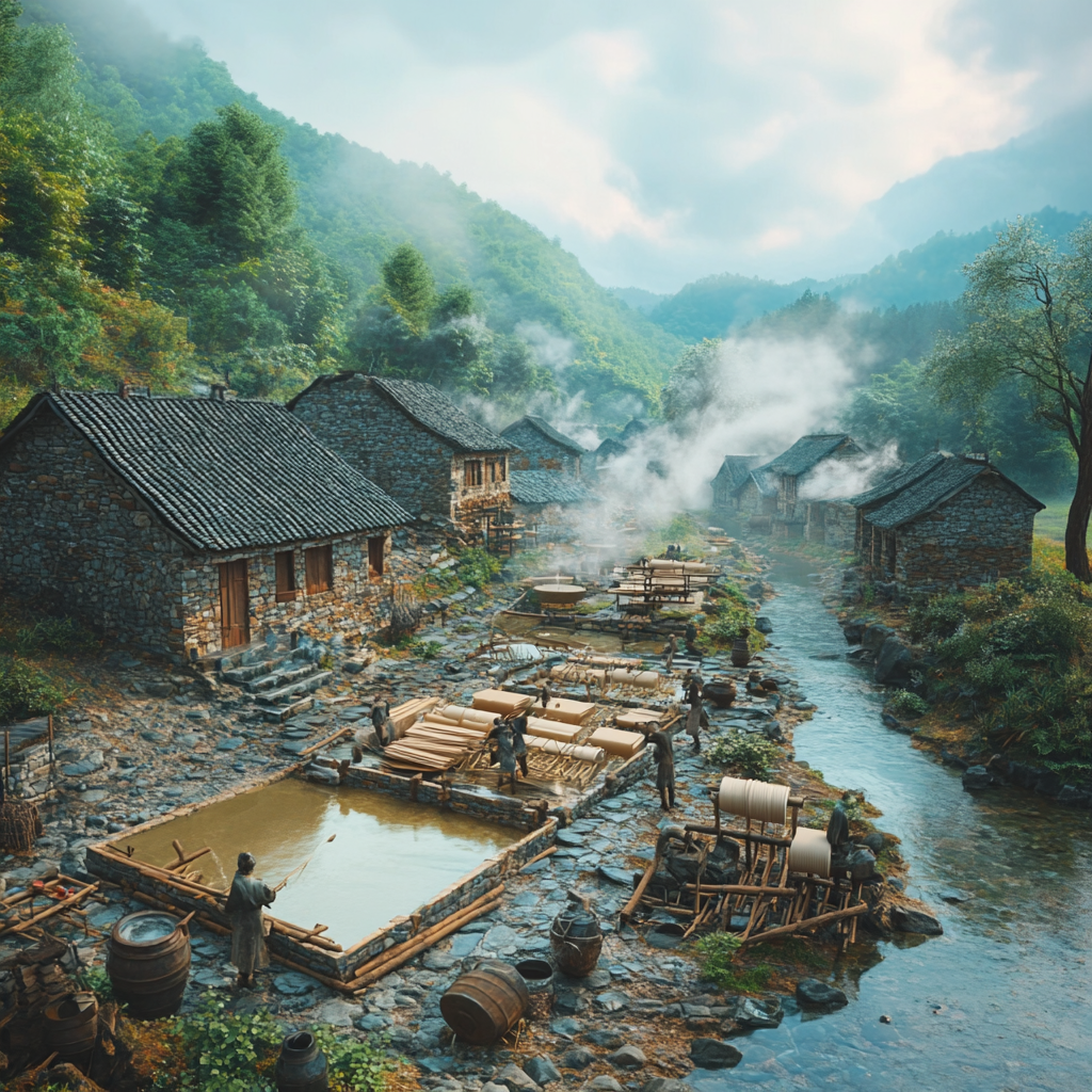 You are currently viewing 《纸语山川》｜古法造纸 · 沪昆高铁 ·贵州石桥
