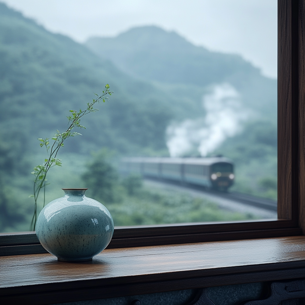 You are currently viewing 《春山有色》｜青色 · 汝州汝瓷 · 郑渝高铁 · 平顶山西 · 汝州