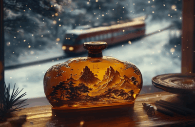 《虎目暮光》｜琥珀色 · 清宫琥珀鼻壶 · 沈白高铁 · 抚顺