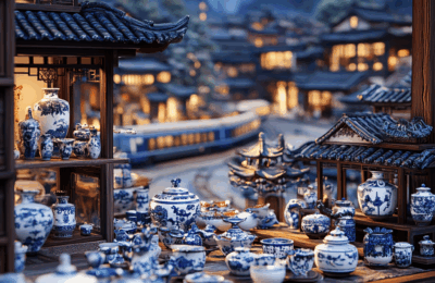 《釉下远山》| 青花 · 青花瓷 · 衢九铁路 · 景德镇