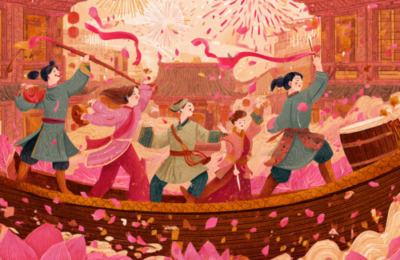 《以身为舟｜采莲船和划龙船：楚地湿地文明的年节步法》