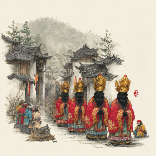 You are currently viewing 《株洲渌口游傩｜大年初五，傩神归庙》